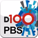 Logo de D100 PBS Radio