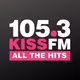 Logo de 105.3 KISS FM - KONA-FM
