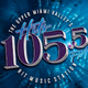 Logo de Hits 105.5 - WMVR-FM