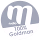 Logo de M Radio - 100% Goldman