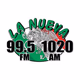 Logo de La Nueva 99.5 FM y 1020AM - KMMQ