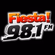 Logo de Fiesta 98.1 FM - K251BS