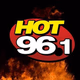 Logo de HOT 96.1 - W241BV